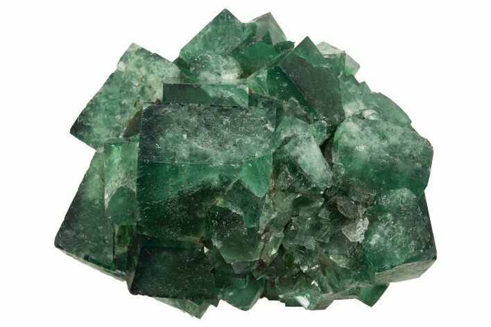 Fluorescent Green Fluorite Cluster - Diana Maria Mine, England #319142
